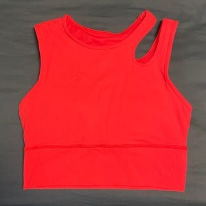 Lululemon crop top/long line sports bra